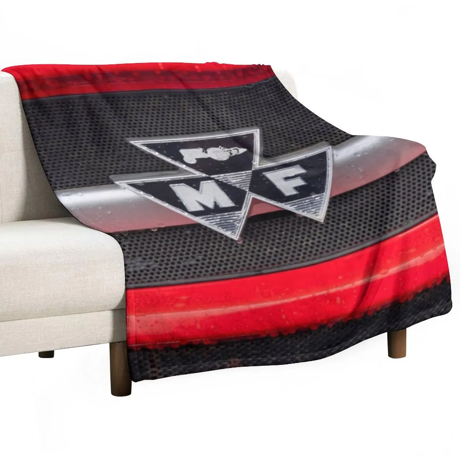 

Vintage Massey Ferguson badge Throw Blanket For Sofa Stuffed Blankets blankets and blankets