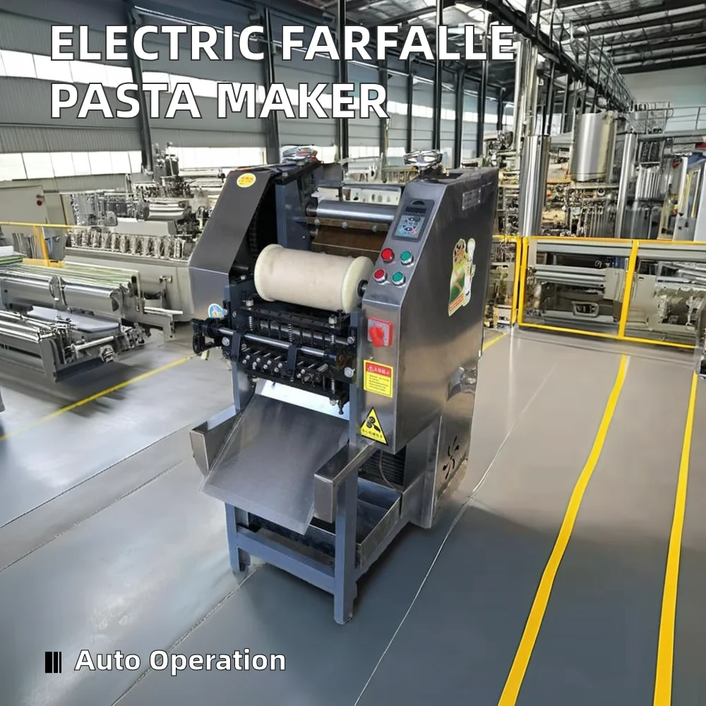 Electric Butterfly Shaped Spaghetti Noodle Farfalle Pasta Making Machine