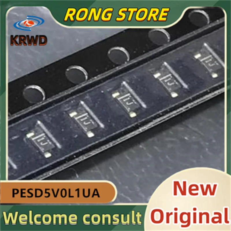 

20шт 1J Новый и оригинальный PESD5V0L1UA SOD-323