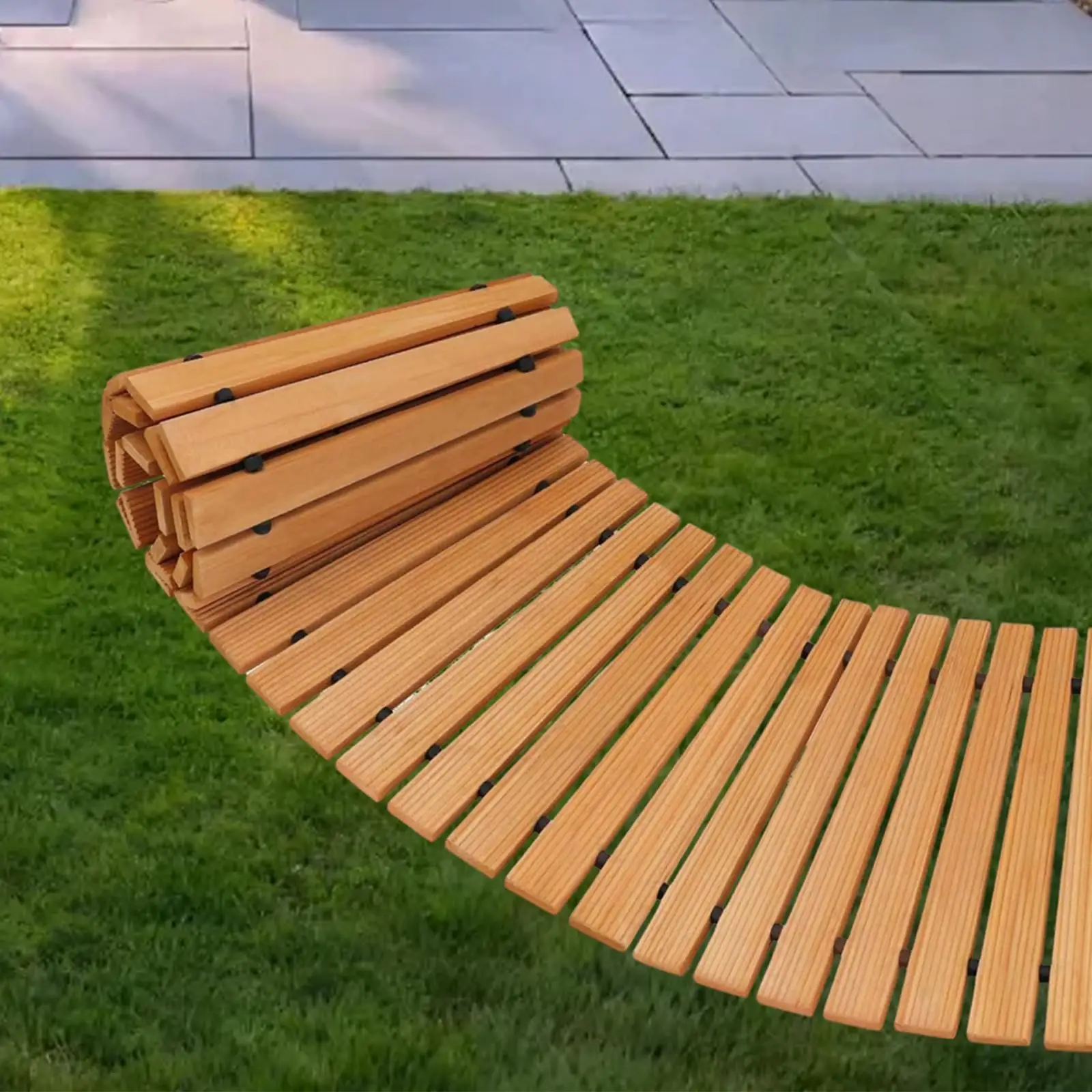 

Wooden Garden Pathway Beach Boardwalk Weather Resistant Patio Path Boardwalk