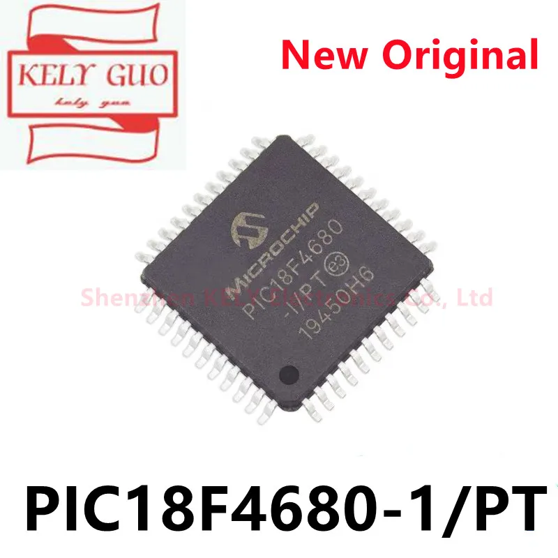 （2PCS)100% Original New PIC18F4680-I/PT PIC18F4680 TQFP44 chipset