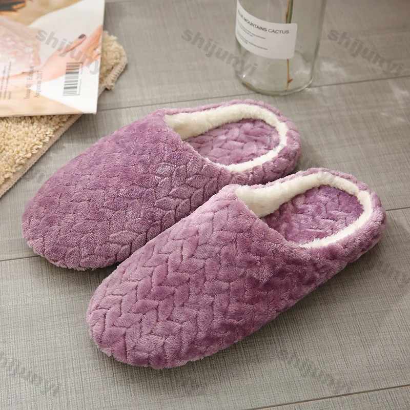 Frauen Winter Home Fell Hausschuhe Cartoon Katze Nicht-Slip Weiche Warme Haus Innen Schlafzimmer Männer Paare Jungen Mädchen Speicher schaum Boden