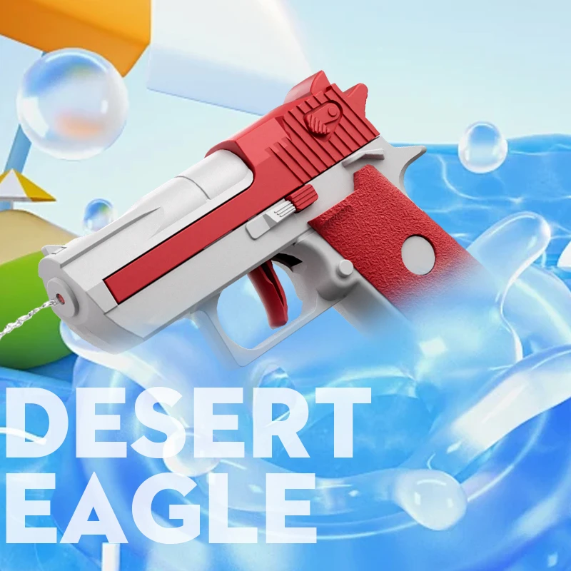 Desert Eagle Pistol Summer Water Gun Toy Non Electric High Pressure 10 Meter Range Retro Color Beach Toys for kid Boys Adult