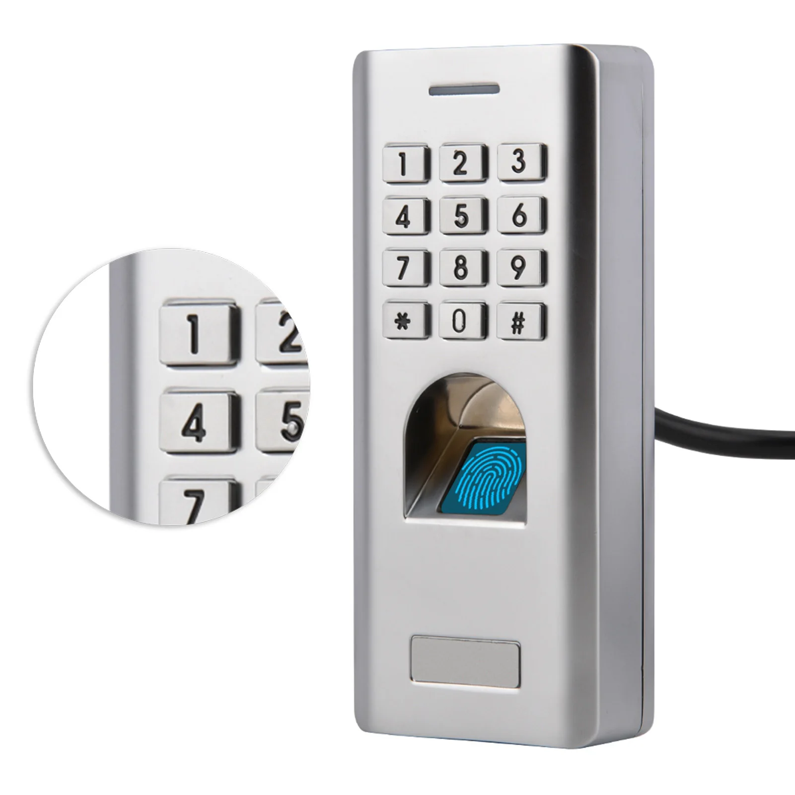 Fingerprint Access Control Metal Access Control Waterproof Fingerprint Reader Password Door Access Control Keypad Security Entry