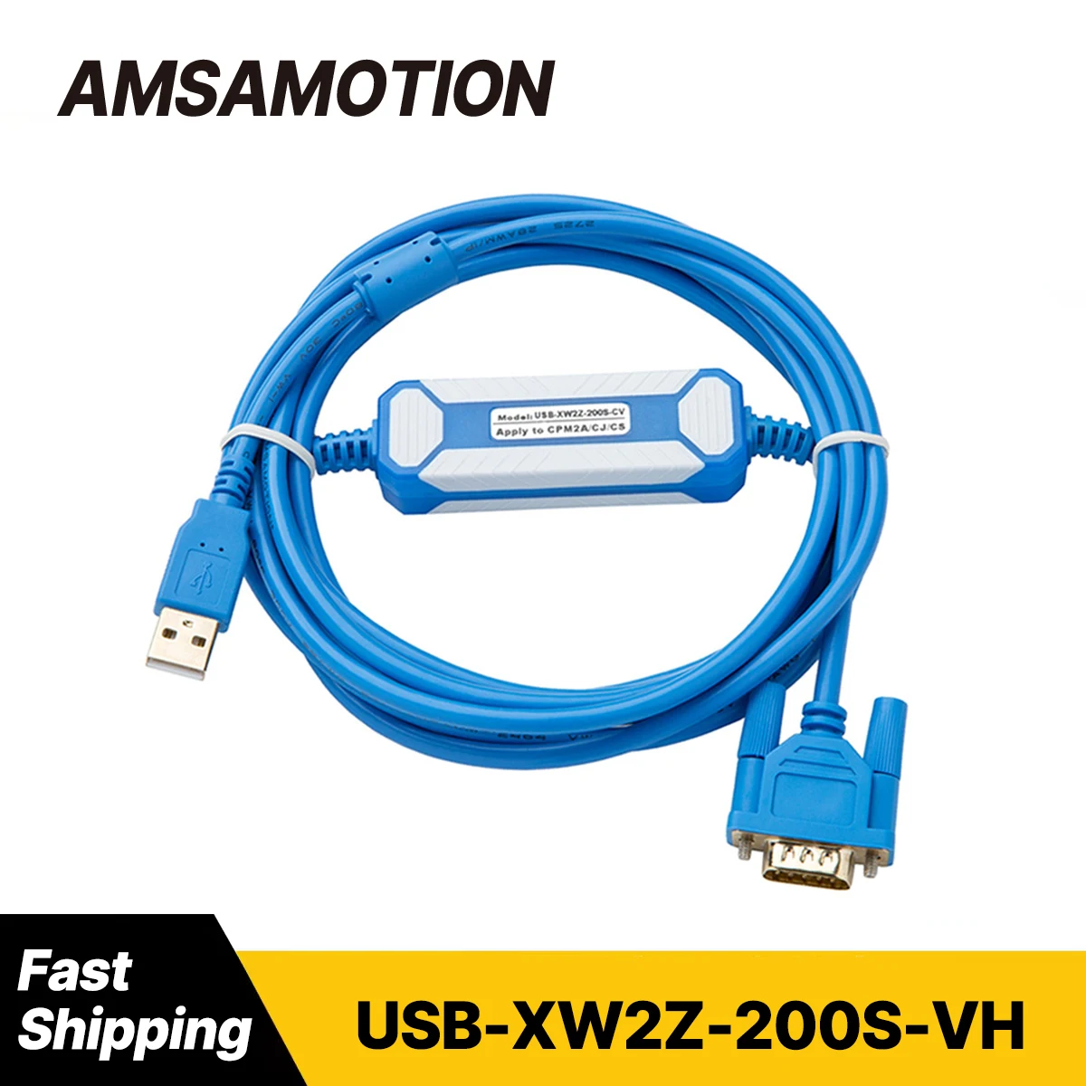 cabo-de-programacao-usb-xw2z-200s-vh-para-plc-omron-cqm1h-cpm2c-serie-com-porta-rs232