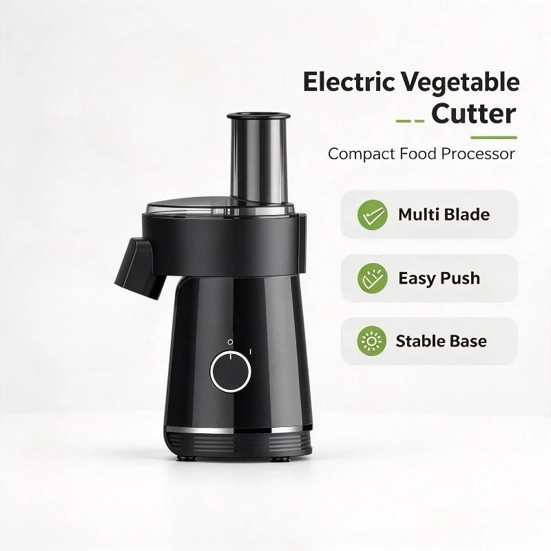 6 in 1 Electric Vegetable Cutter Multifunctional Slicer Shredder Food Processor for Household Kitchen Prep