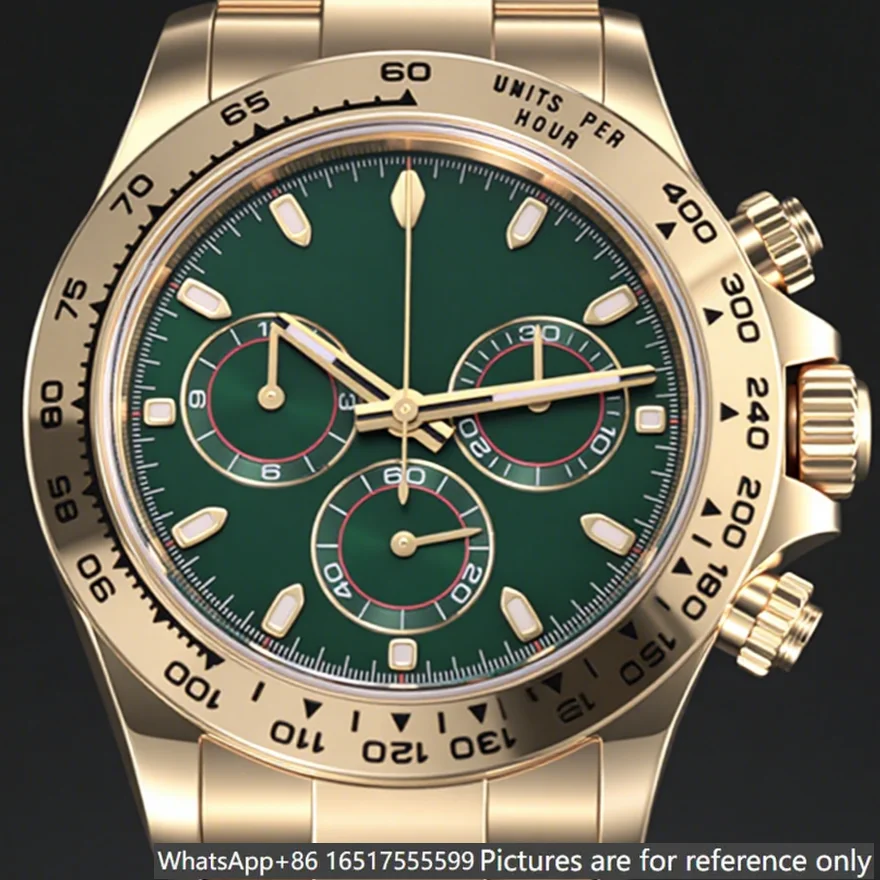 Date Week Display Luxury Automatic Mechanical Watch 41mm 904L Stainless Steel Case