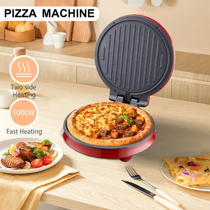 SK-08013 Electric Pizza Oven with Stone & Grill Pan, Large Electric Pizza Oven Countertop with Timer, Window, Pizza Make