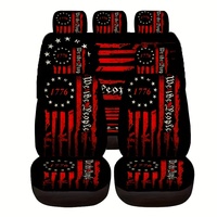 Universal Car Seat Cover Set, Thickened Printed Design For Cars And SUVs. All-Season Use. Perfect Gift For Halloween Or Christma