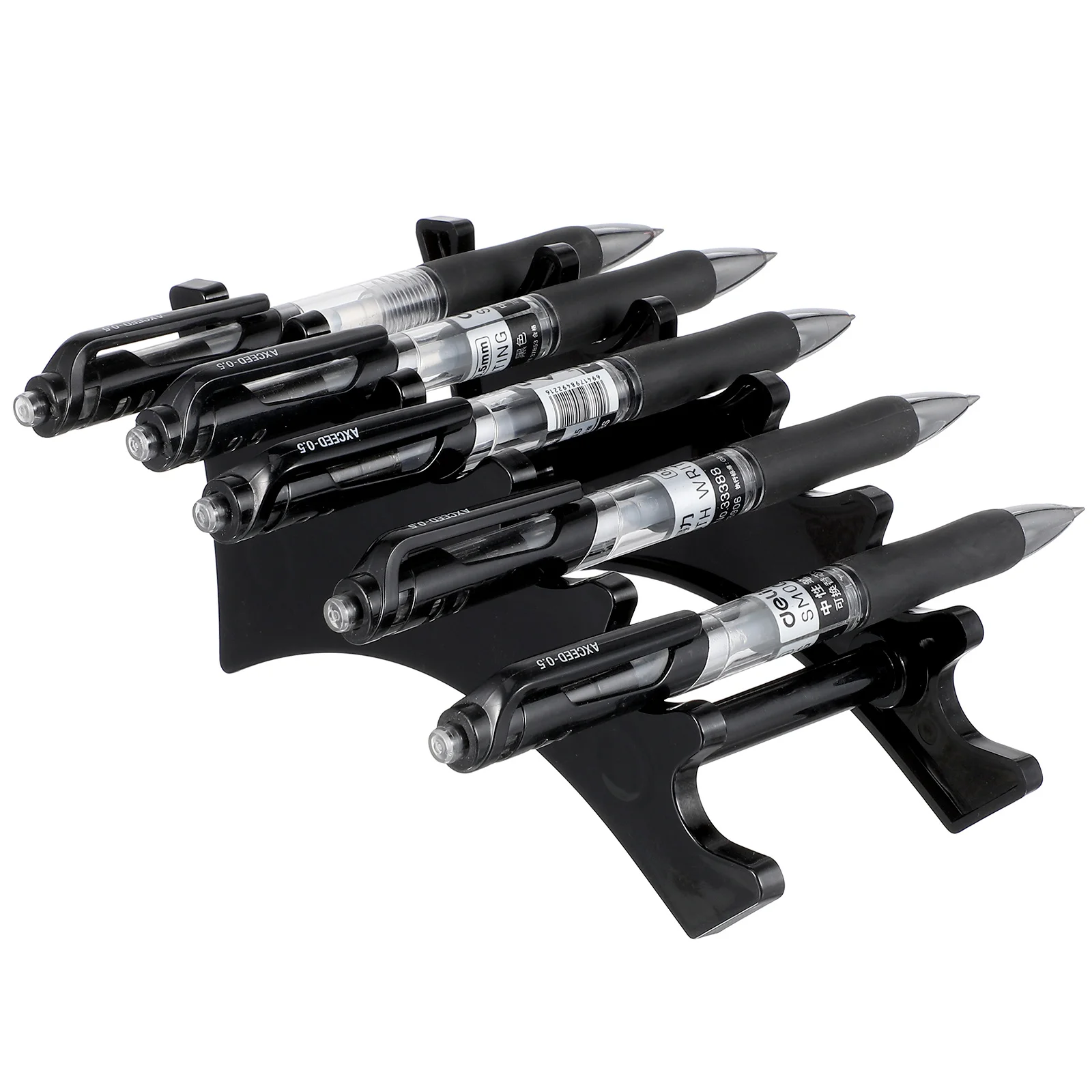 

2Pcs Multi-Grid Pen Holder Cup Thick Acrylic Creative Square Desktop Stationery Organizer Pencil Ruler Makeup Brush Holder