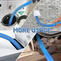 1 pièce Nettoyeur de conduit de sèche-linge amélioré : Accessoire de tuyau d'aspirateur, outil de nettoyage en profondeur adapté au débouchage des tuyaux et à la décontamination 2