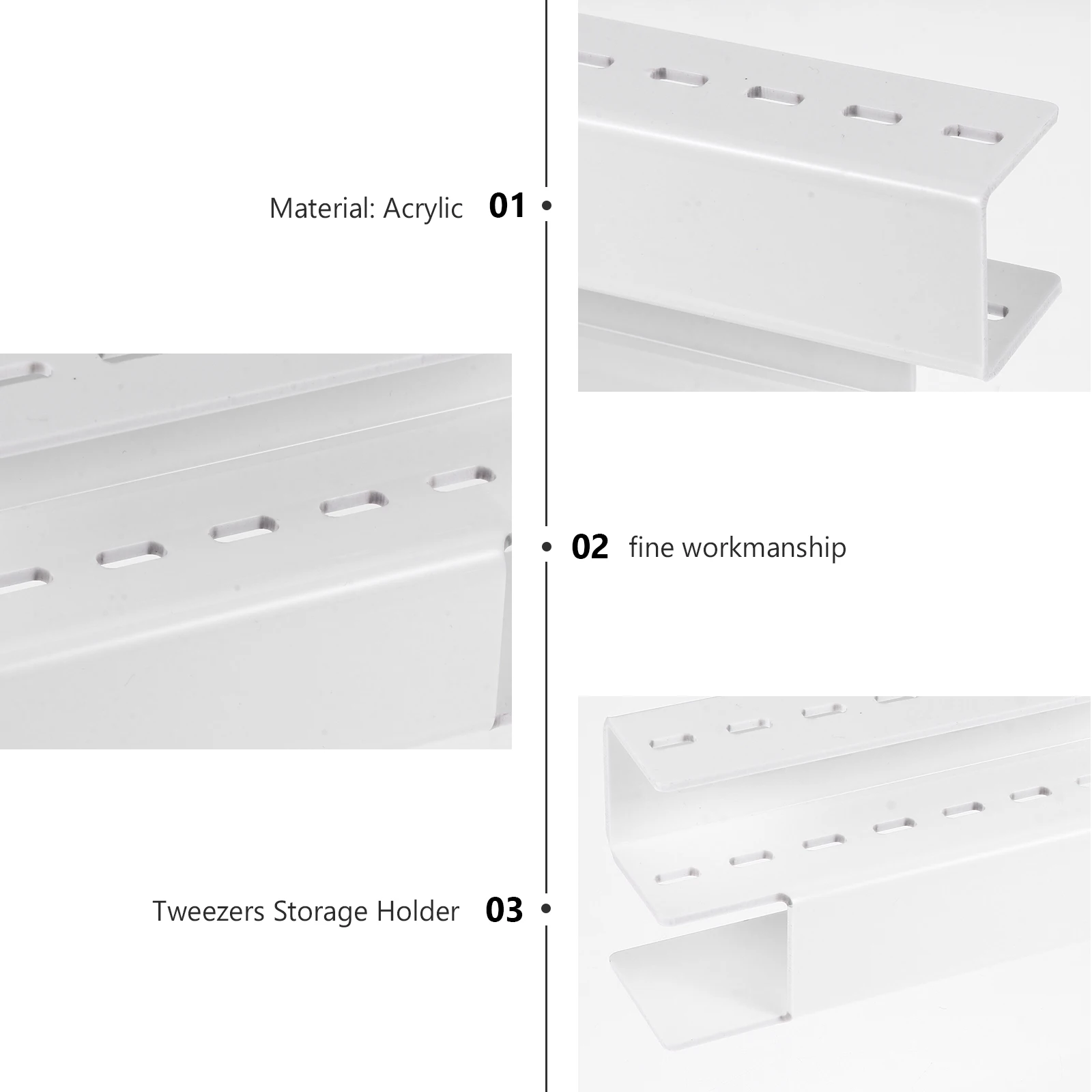 Wimperverlenging Pincet Opslaghouder Acryl Displaystandaard Wimperverlenging Benodigdheden Organisator Pincet Plank