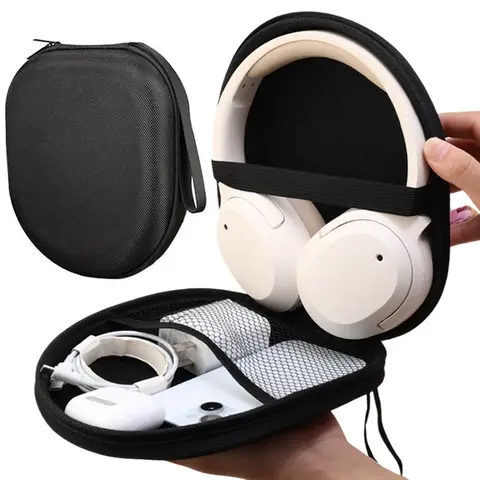 소니 WH-CH720N WH-1000XM4 MDR-ZX100 용 헤드폰 케이스 범용 헤드셋 여행용 가방 EVA 하드 스토리지 이어폰 운반용 파우치