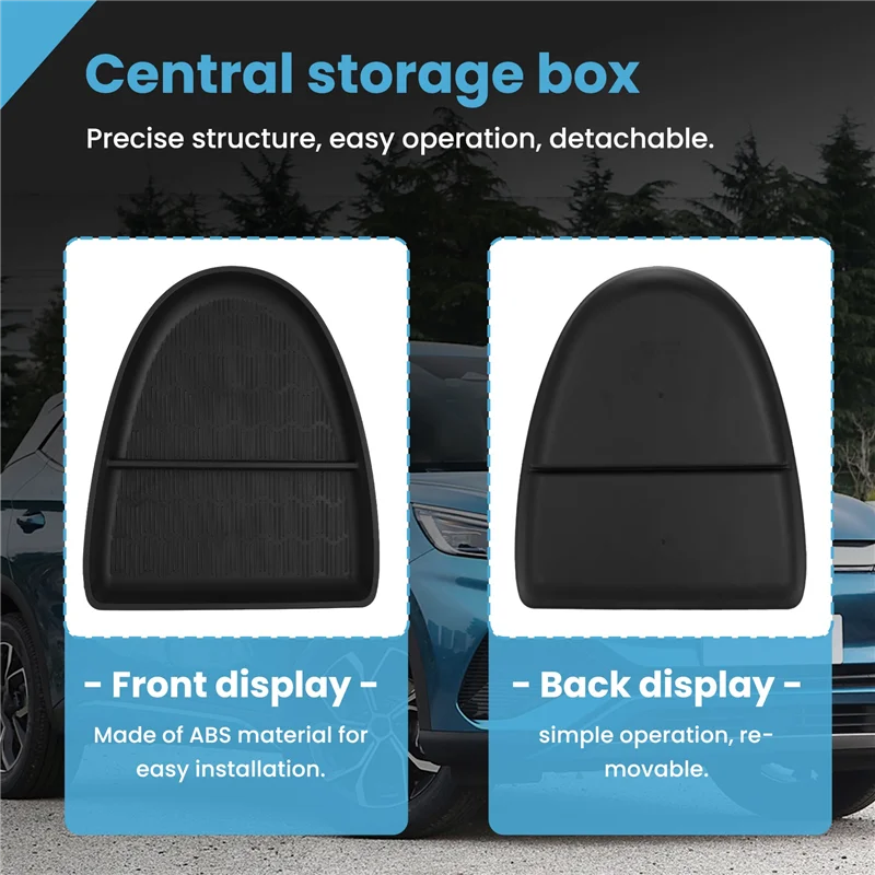 

For BYD Atto 3 Yuan Plus 2022-2023 Accessories Storage Box Under Center Console Storage Tray Automotive Interior Black