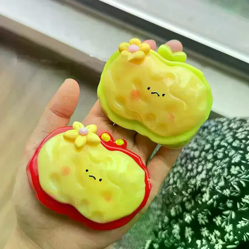 Fruit Squeeze Simulated Fruit Fidget Toys Desk Accessories Anti-Anxiety Ornament Funny Slow Rising Gifts