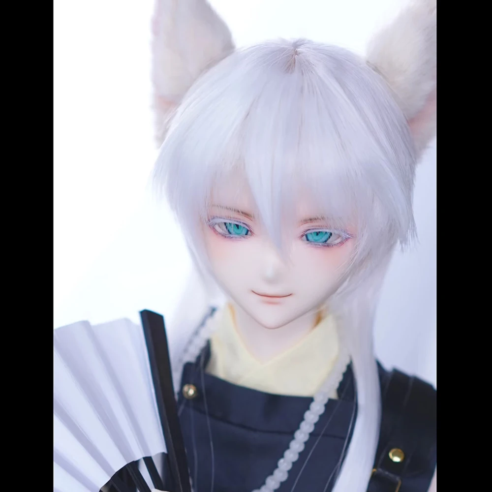 

Resin Material Anime Doll 1/4 BJD Doll Head With Body No Makeup DIY Boy Doll No Makeup With Body For Gifts