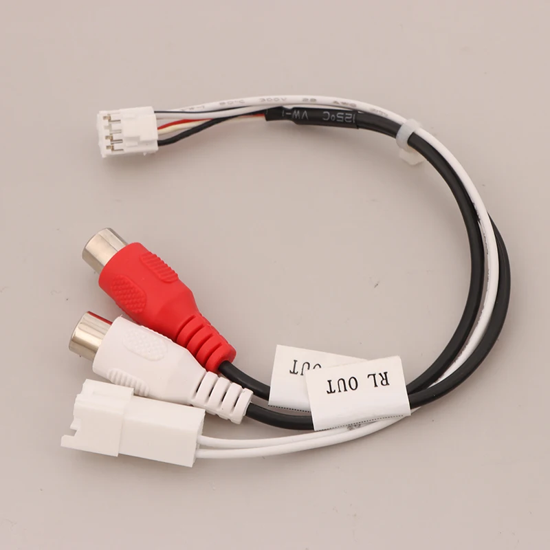 8P  RR RL Audio Output Male\Female Plug Cable Android Car Radio Multimedia Universal TS10 TS18 8581 FYT7862S FYT9863