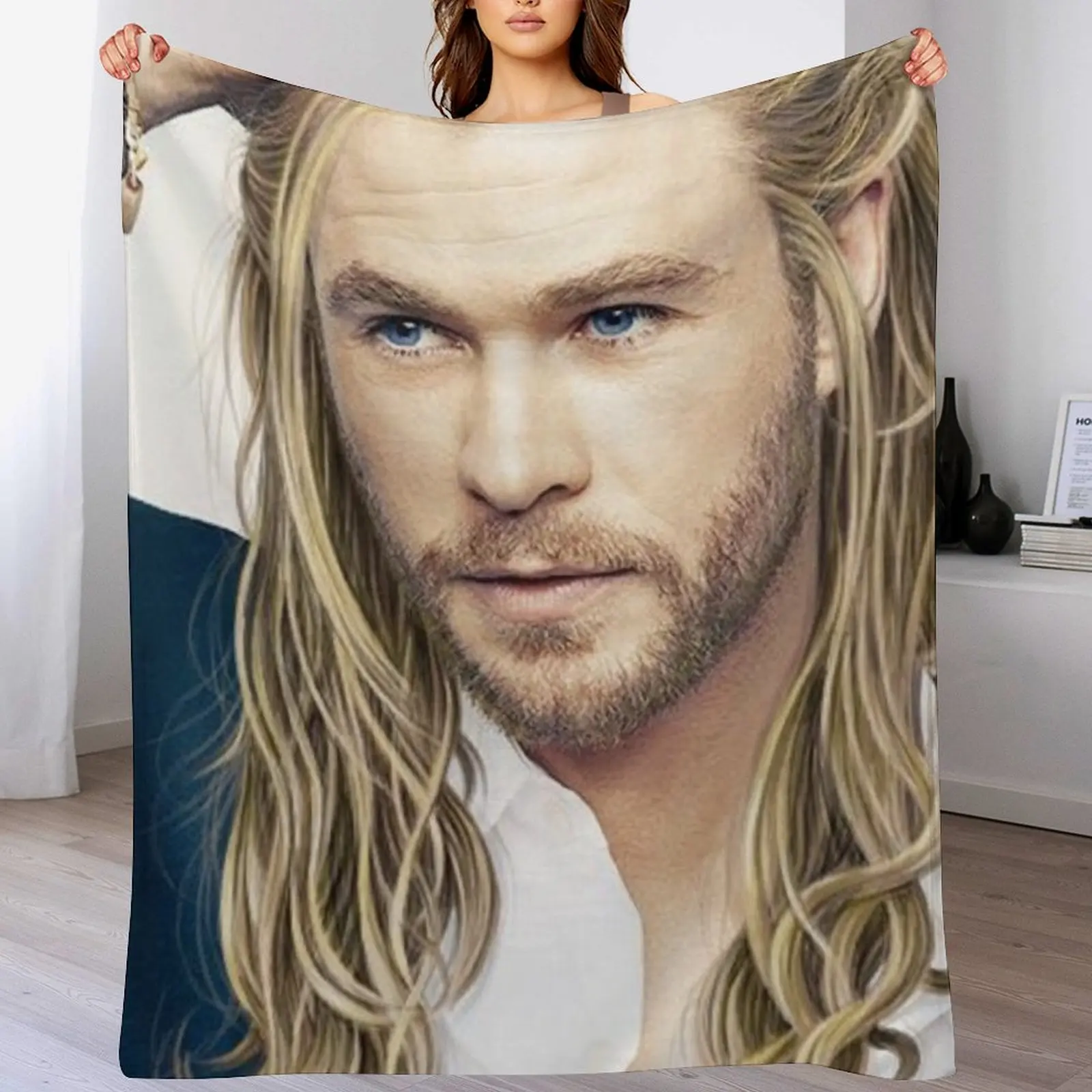 

Chris Hemsworth Throw Blanket Sofa christmas gifts Blankets