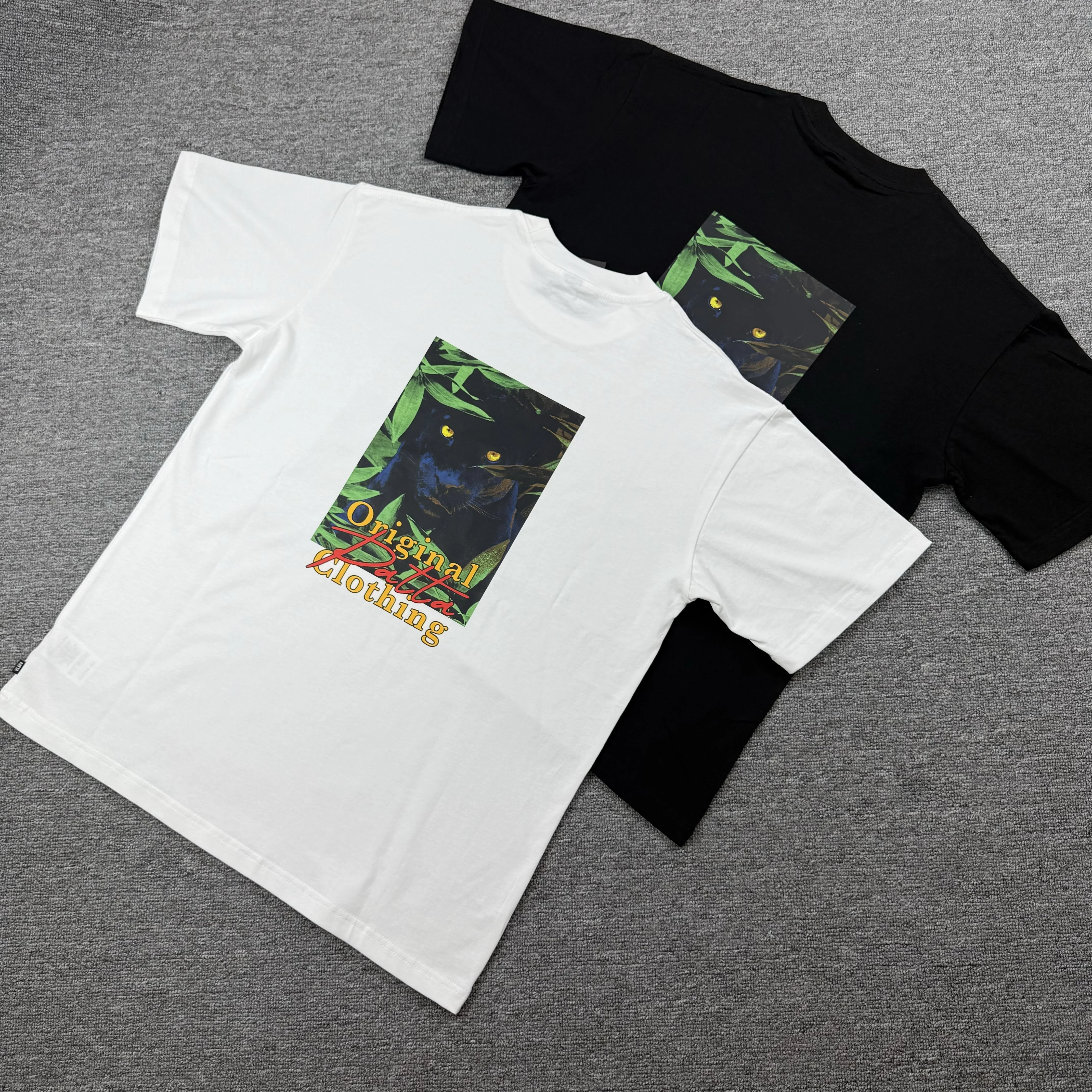 

25ss High Quality PATTA T Shirt Fashion Women Men Summer Style Vintage Classic Style Black White Tee