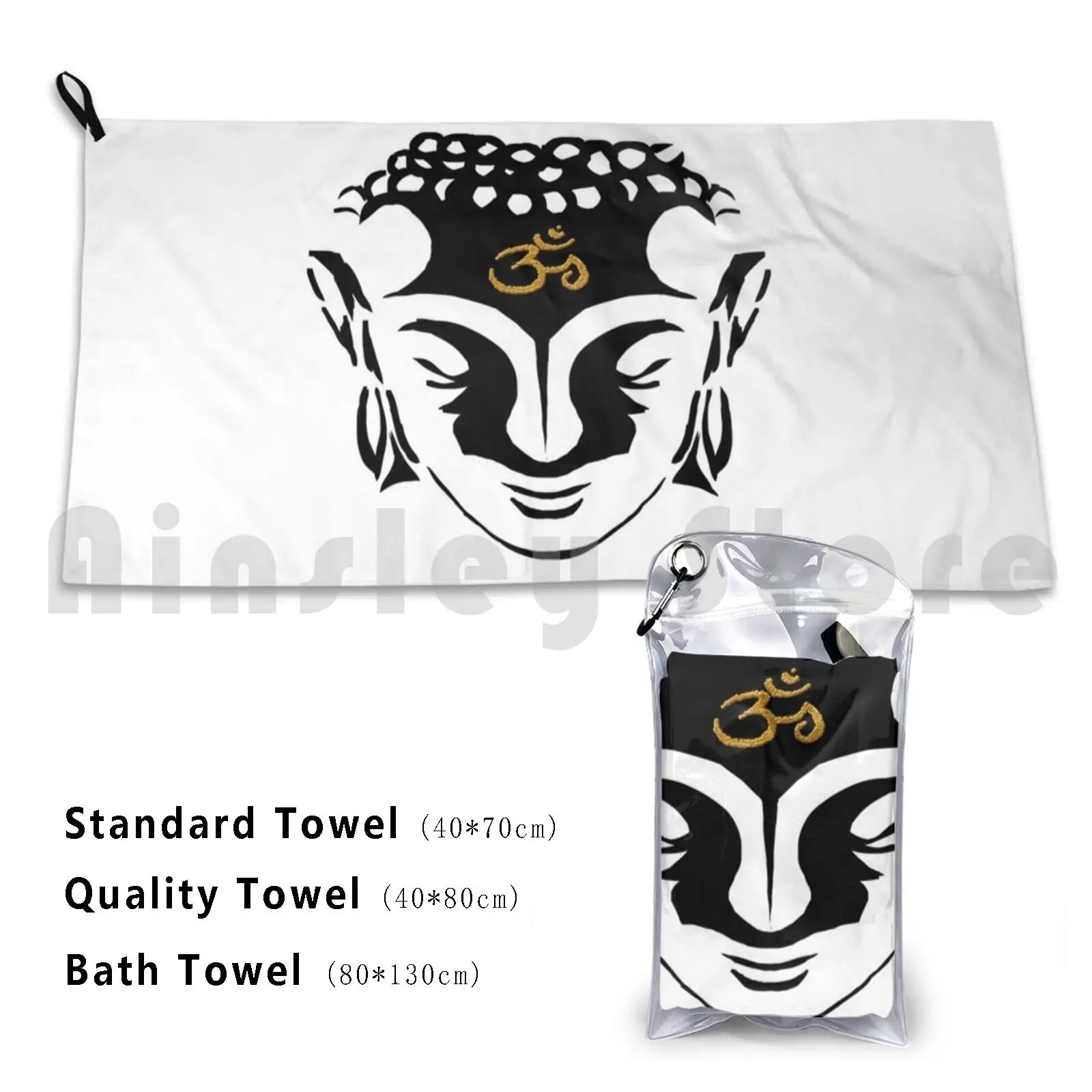 Buddha Om Beach Tow… - image