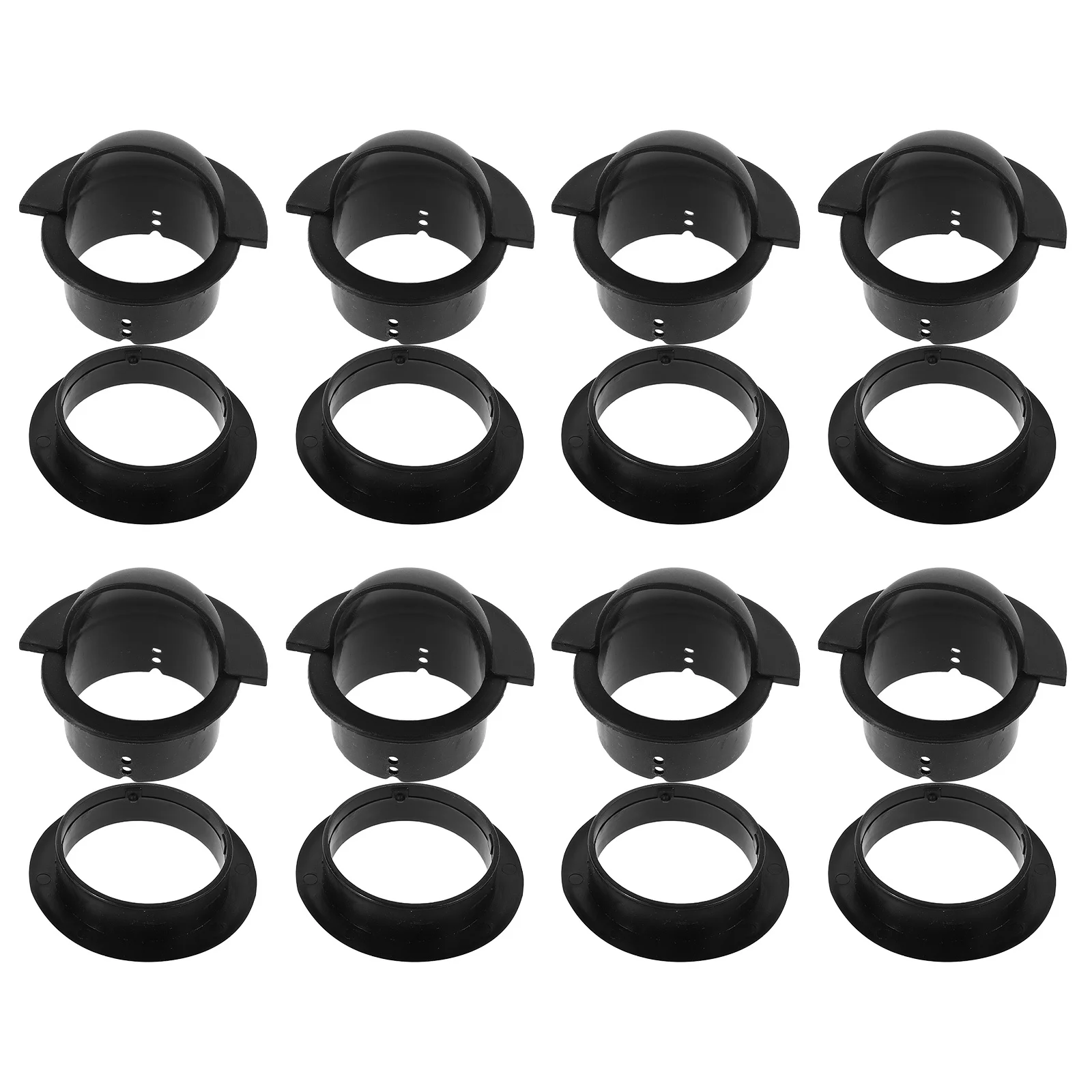 

8 set Soccer Entry Cup Replacement Durable Plastic Foosball Table Parts Compatible With Most Desk Soccer Machines - Repair