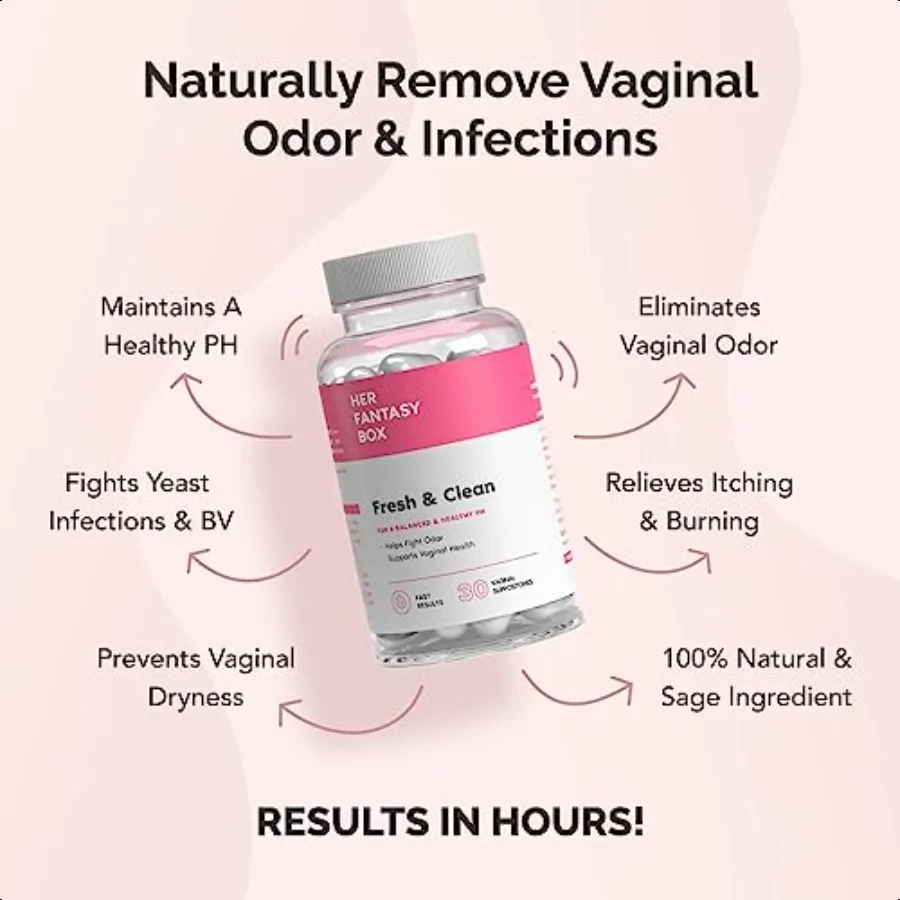 Fresh Clean pH Restore Vaginal positories Natural Vaginal Health port for pH Balance Odor Control and Comfort
