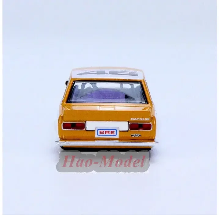 MINIGT 1/64 Dla Kaido House Datsun 510 BRE510 V3 Model samochodu Alloy Diecast Symulacja Zabawki Prezenty urodzinowe Hobby Wyświetlacz Ozdoby