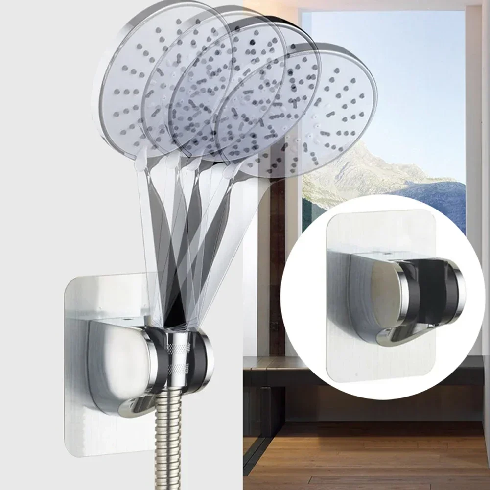 

Держатель для душевой лейки, кронштейн для душа, регулируемые самоклеящиеся кронштейны для душевой лейки, подставка для душевой лейки, кронштейн, аксессуары для ванной комнаты