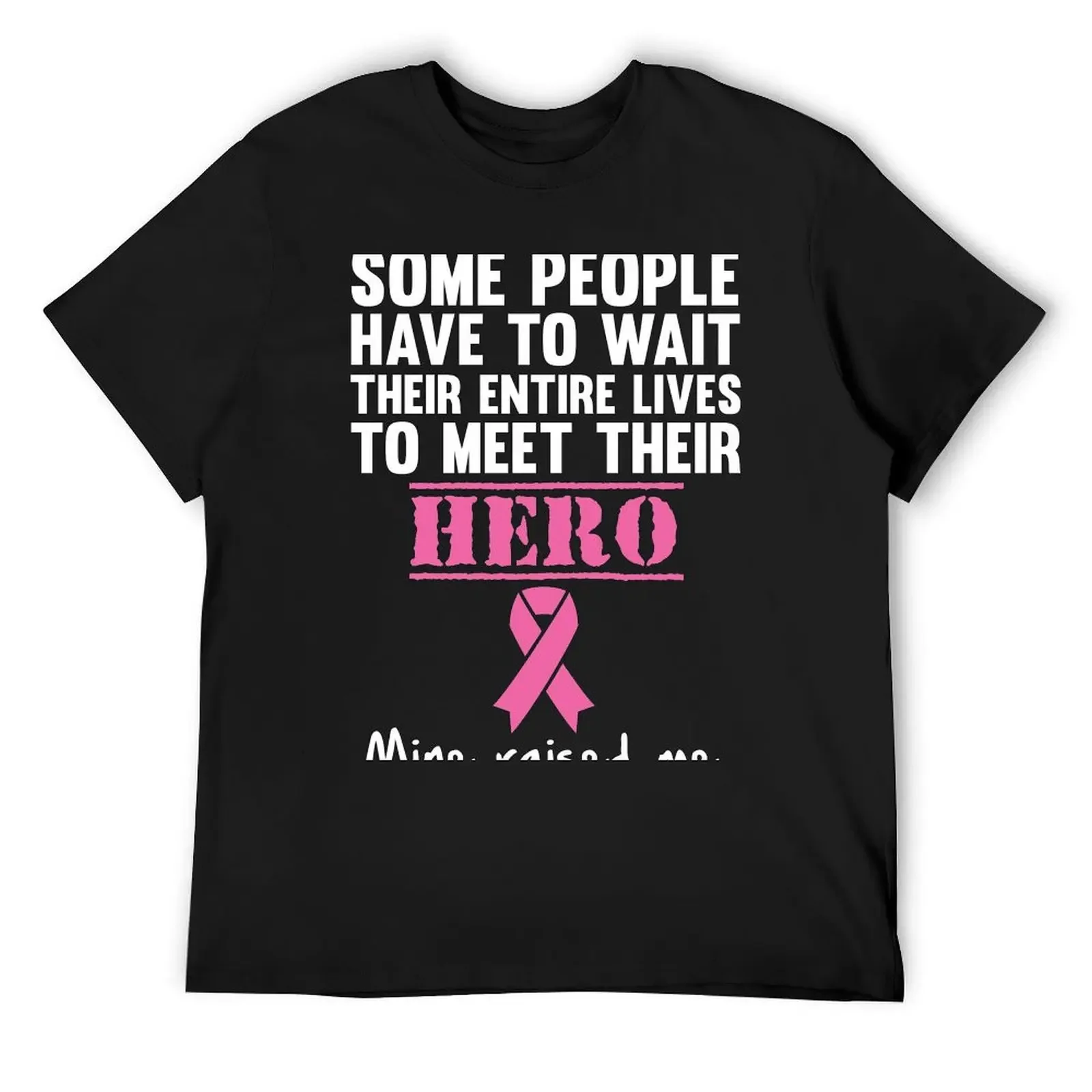 Breast Cancer Hero T-Shirt for a boy new edition sublime man t shirt Short sleeve tee men