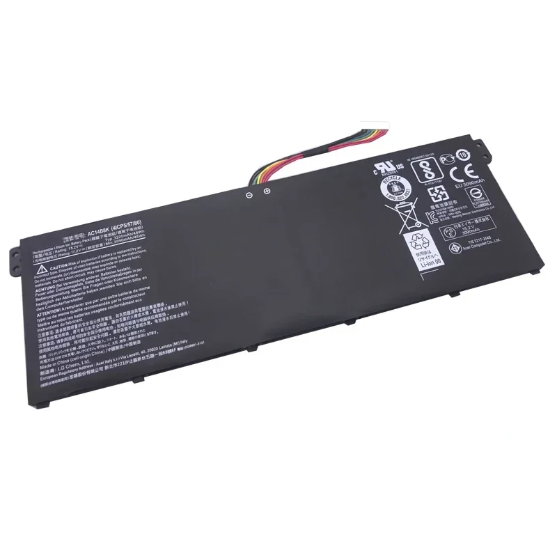 Imagem -03 - Lmdtk Nova Bateria do Portátil Ac14b8k para Acer Aspire Cb3111 Cb5311 Es1511 Es1-512 Es1-520 S1-521 Es1-531 731 E5771g V3-371 48wh