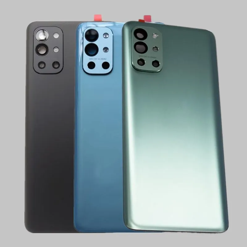 Back Cover for Oneplus 9R 1+ 9R Rear Glass Battery Housing Door Case Panel Repair with Camera Lens