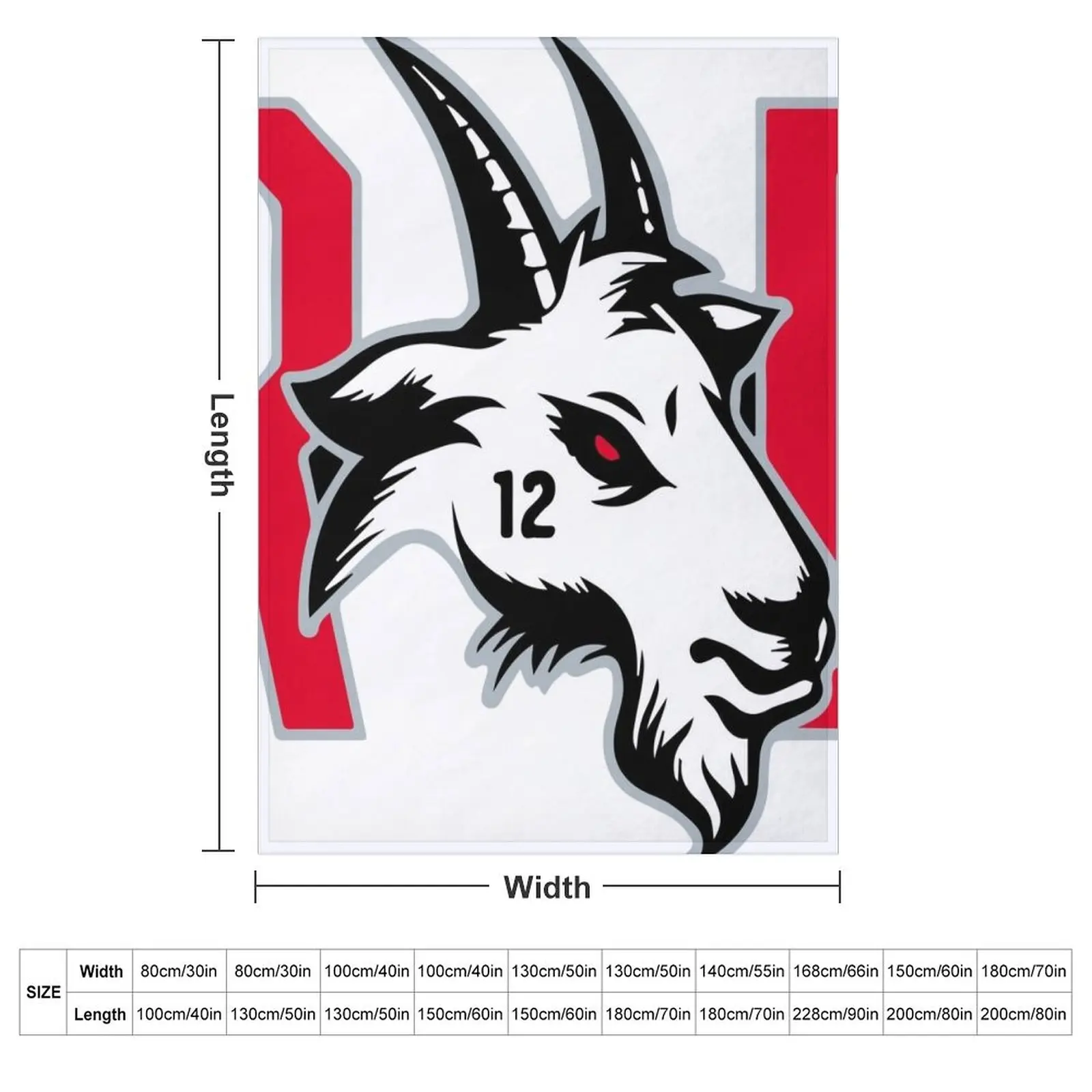 GOAT Throw Blanket Weighted Camping Summer Beddings anime Vintage warm for winter Blankets