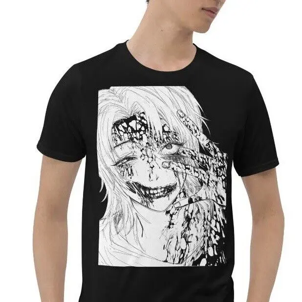 Anime Horror Zombie Creepy Disgusting Short-Sleeve Unisex T-Shirt