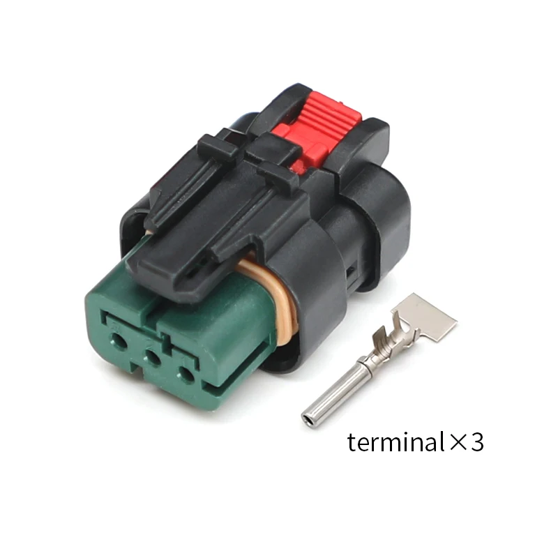 776429-4 موصل مقاوم للماء للسيارات 3-PIN أنثى رئيس الأخضر TE نوع حفارة عجلة المحور موصل الاستشعار