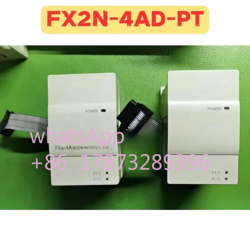 Used PLC Module FX2N-4AD-PT FX2N 4AD PT Normal Function Tested OK