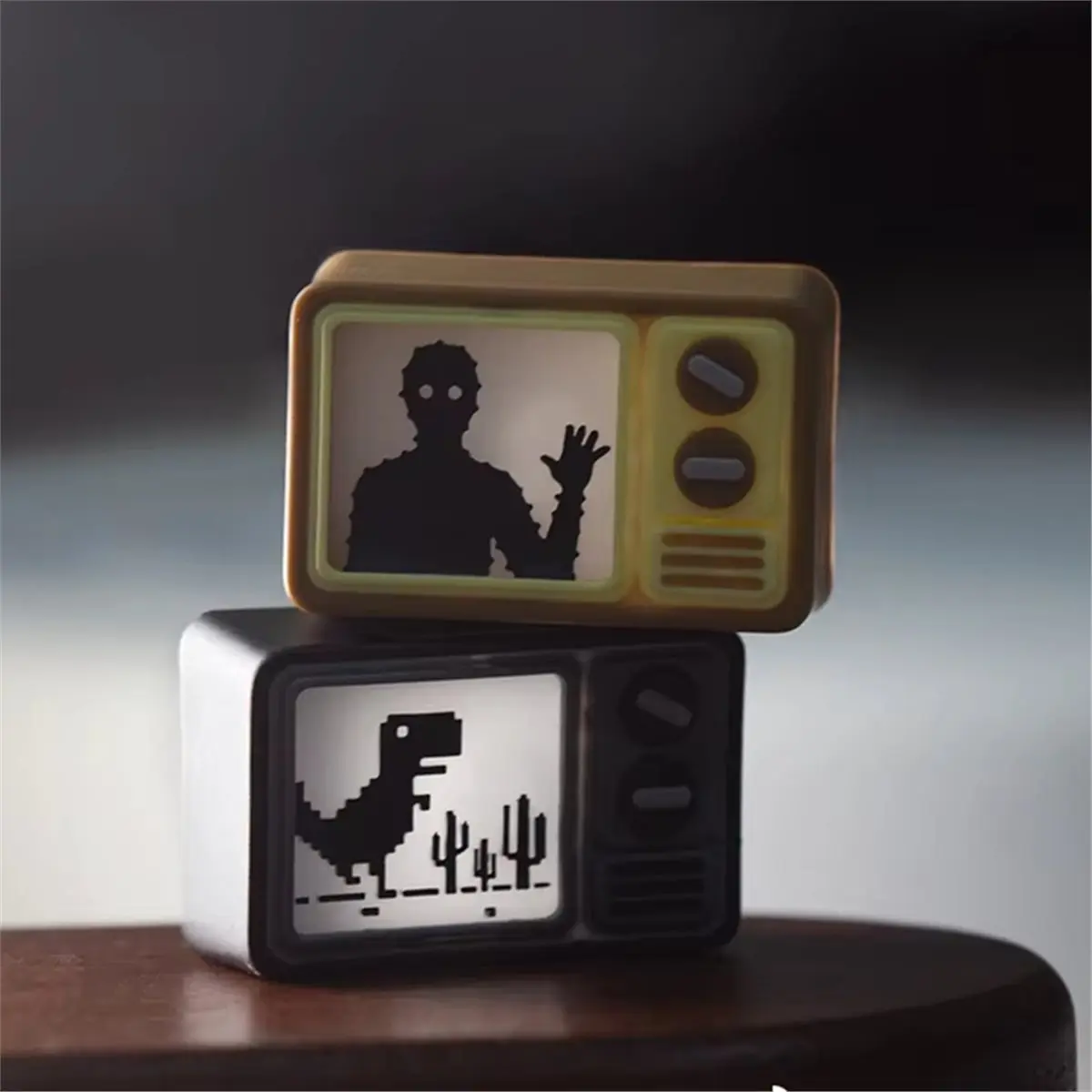 DT81 Cube Escape the Lake Tv Creatives Light-Transmitting Mechanical Keyboard Personalized Resin Material Keycaps Fun Gifts A