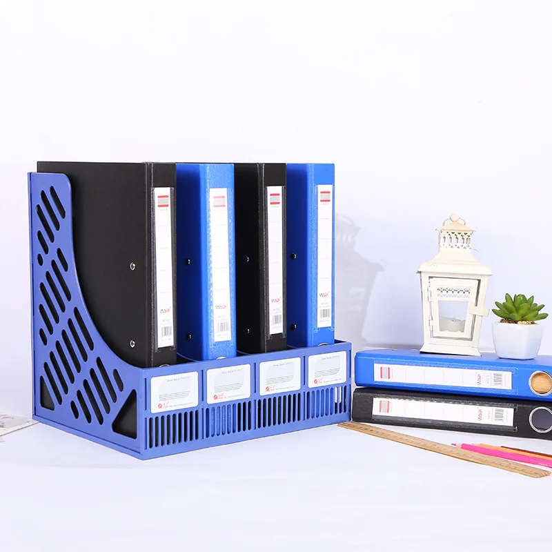 

Desktop File Storage Rack - Office Supplies and Stationery Filing Rack Manufacturer - Plastic Document Rack