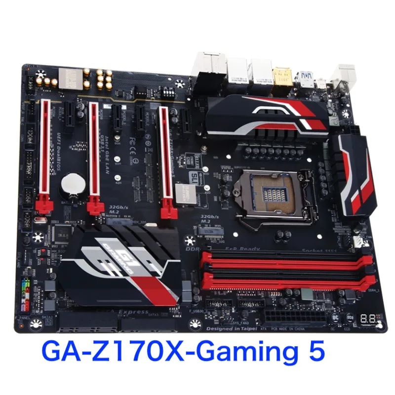 For Gigabyte GA-Z170X-Gaming 5 Motherboard 64GB LGA 1151 DDR4 ATX Mainboard 100% Tested OK Fully Work Free Shipping