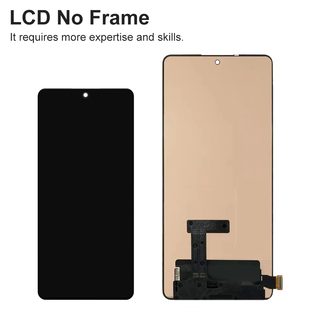 AMOLED 11T Pro Screen for Xiaomi 11T Pro 2107113SG LCD Display Touch Screen Digitizer Replacement for Xiaomi 11T 21081111RG