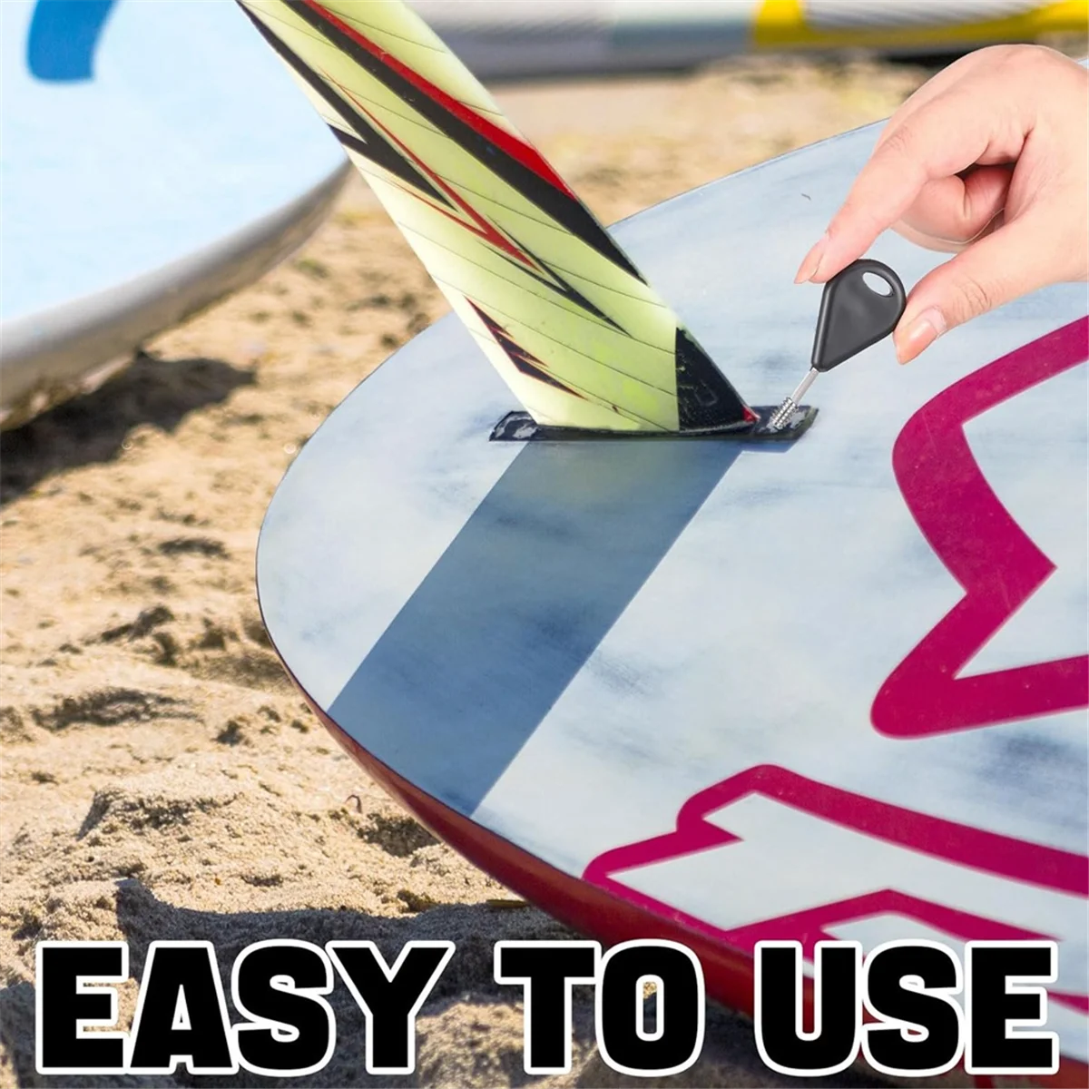 Einzigartig! 6 Stück Surf Fin Key Surfing Surf Fin Key mit 24 Stück Fin Screws Universal Hexagon Surfboard Fin Key Replacement