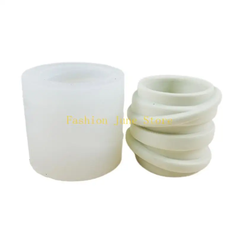 

N5KA Flower Pot Mold Silicone Flowerpot Plant Vintage Mould Concrete Cement