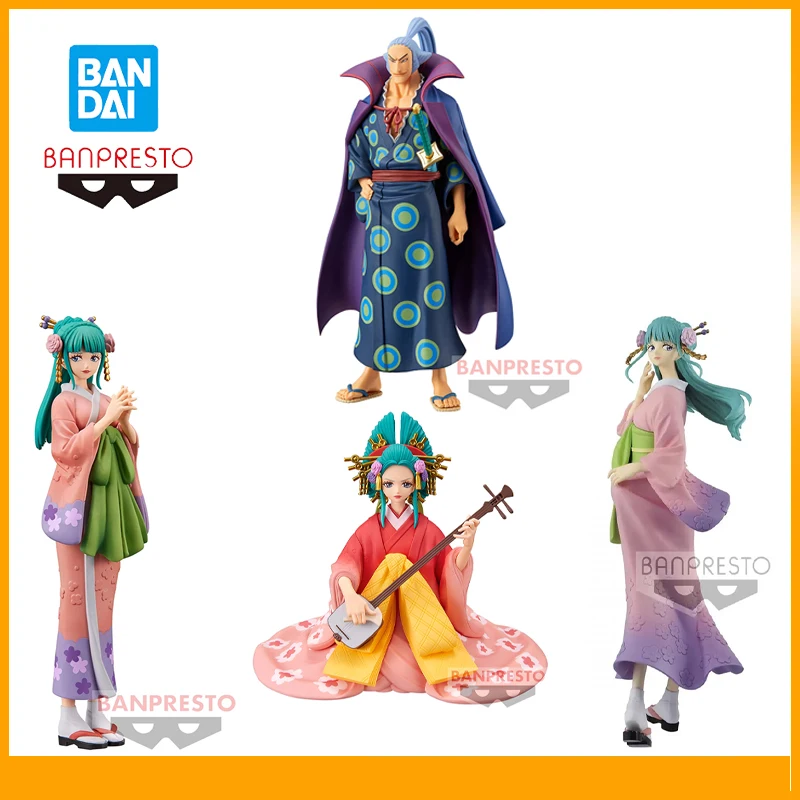 

Original Bandai Banpresto One Piece Denjiro Kozuki Hiyori Anime Action Figures Model Collect Realistic Figure Gift for Anime