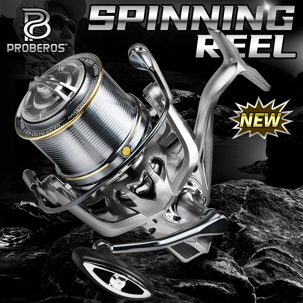 

PROBEROS Ultralight Metal Frame Spinning Reels for Saltwater Freshwater Fishing - Smooth, Tough, High Speed, Anti - Corrosion