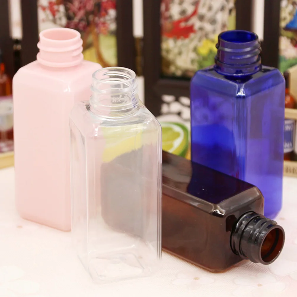 

8Pcs Press Bottles Liquid Soap Dispensers Refillable Square Pump Bottles 50Ml for Bathroom Kitchen Office Lotion Shampoo Storage