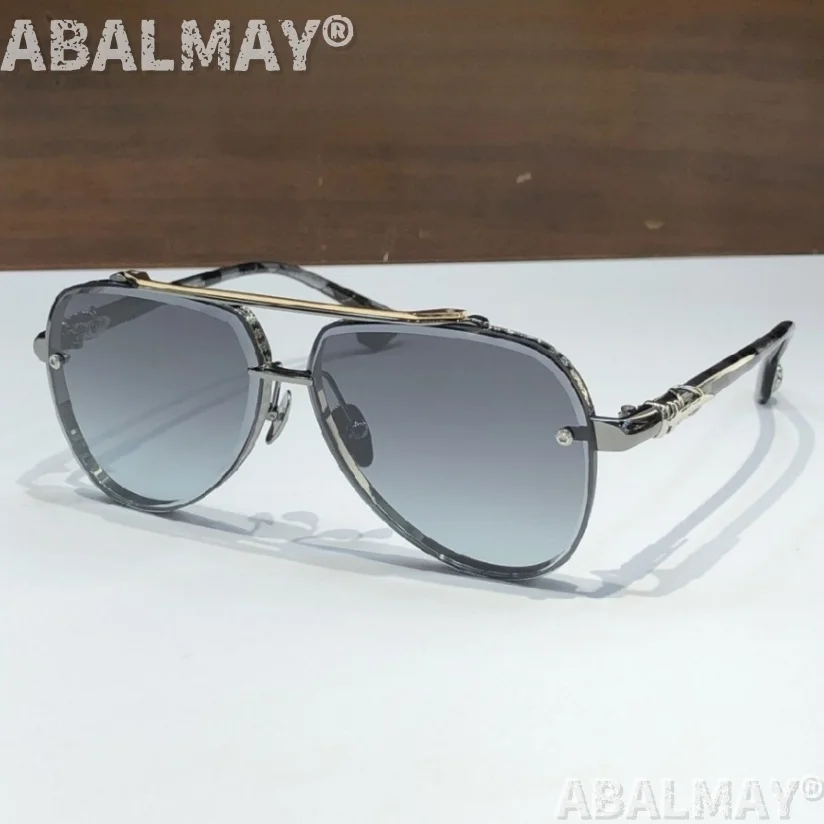 نظارات شمسية عالية الجودة للرجال والنساء 8238 مقاس 63-12-149 نظارات شمسية بتصميم عصري فاخر من التيتانيوم UV400 مع صندوق