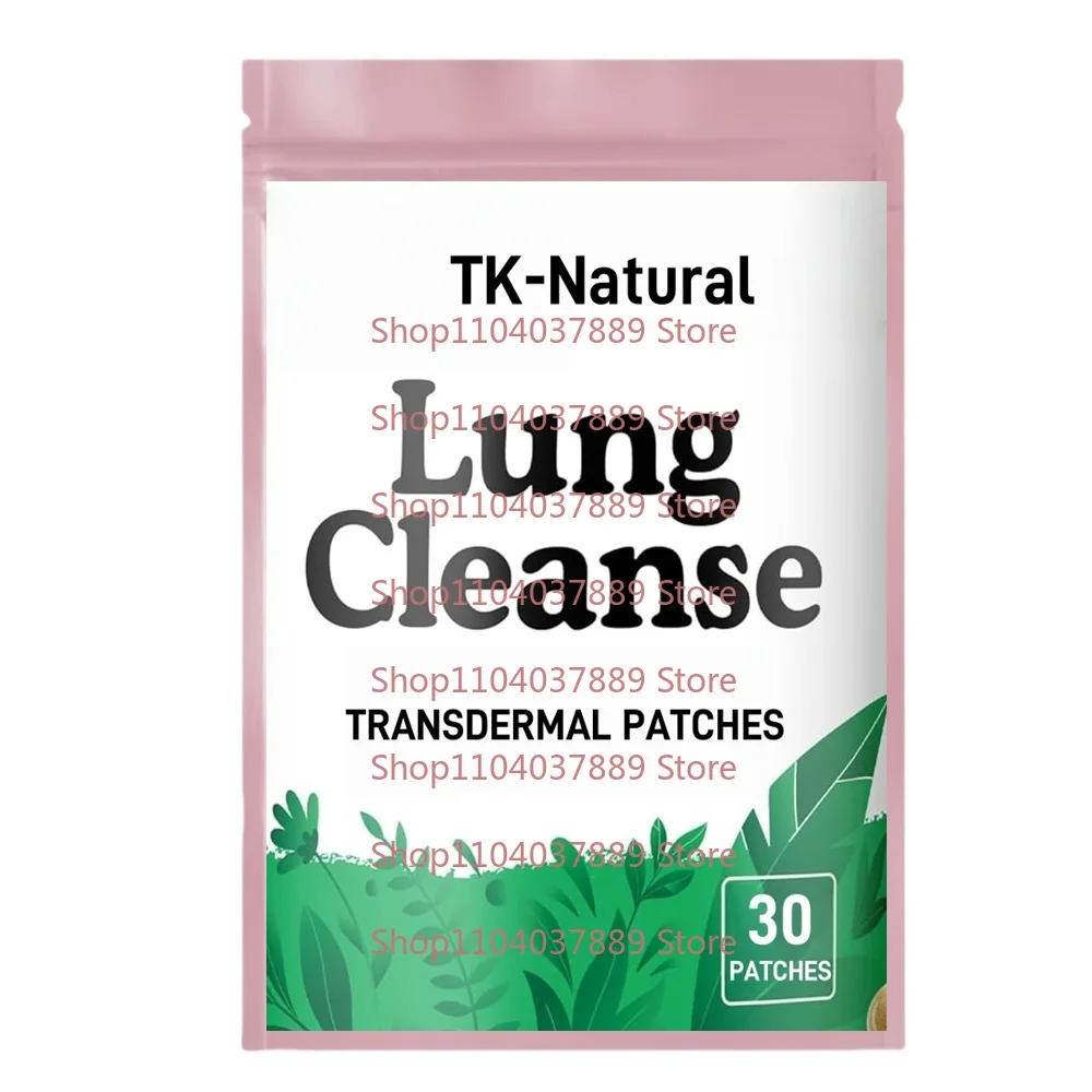 

30 пластырей для очищения легких, прозрачные пластыри с дыхательной поддержкой женьшеня Mullein, Nettle Stinging, Angelica и Panax