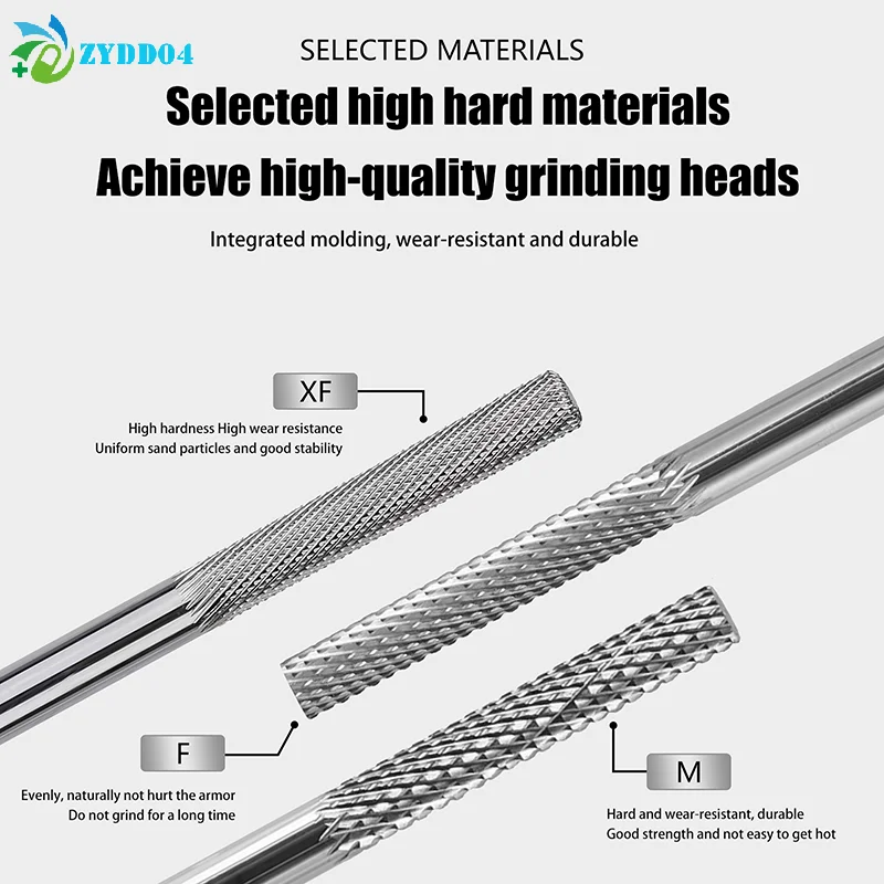 ● 1 قطعة التنغستن الصلب المهنية مسمار مثقاب ملفات الأظافر هلام البولندية إزالة لدغ لآلة كهربائية أداة نظيفة للبشرة #4