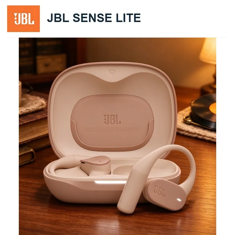 JBL SENSE LITE Open-Ear Wireless Earbuds with Built-In Mic for Hands-Free Calls