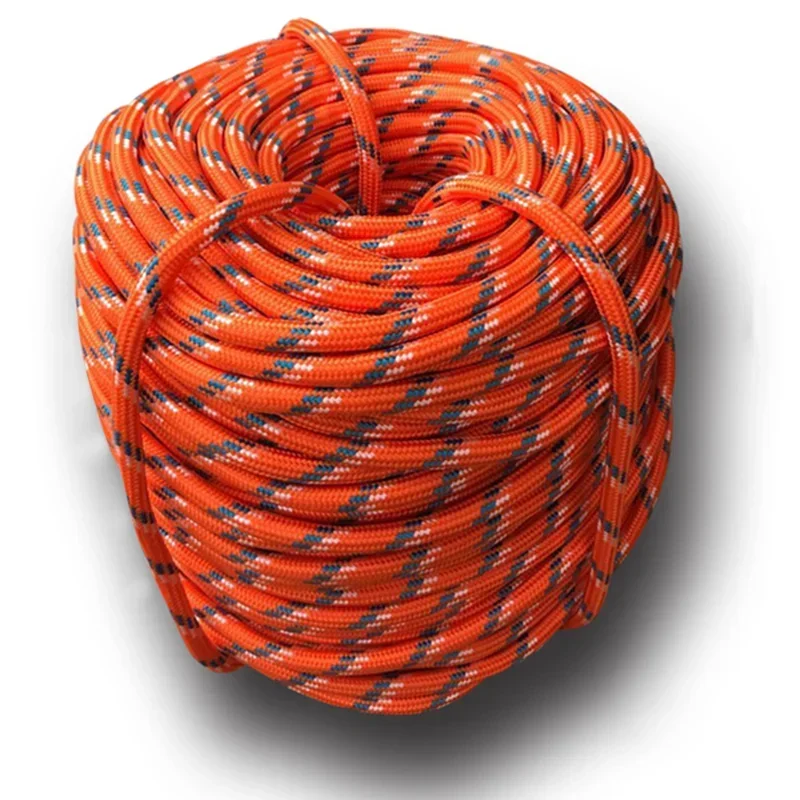 10m Outdoor Emergency Rope Wear Resistant 10mm Diameter High Strength Hiking Accessory Tool