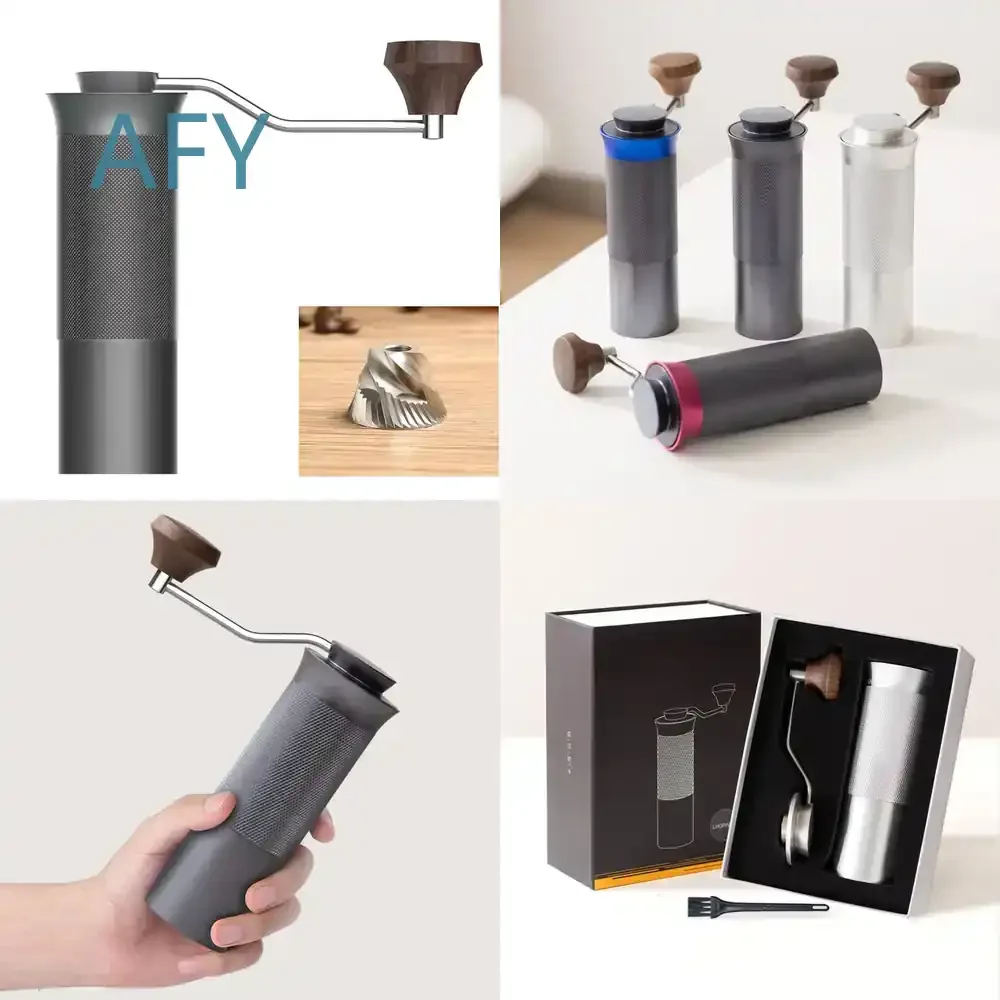 Hand Grinder for Manual Coffee Machine CNC Grinding Core Outdoor Portable Coffee Grinder for Espresso Beans Fine Coarse
